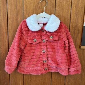 Little Lass Cozy Pink Kids Light Jacket